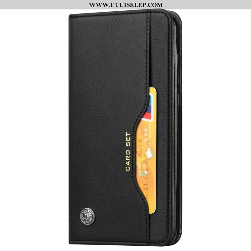 Etui Na Telefon do Samsung Galaxy M51 Etui Folio Etui Na Karty Ze Sztucznej Skóry